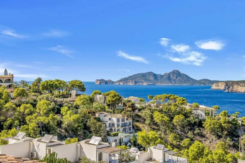 Port D'Andratx Penthouse der Extraklasse mit imposanter Aussicht auf das Meer in Port d'Andratx Wohnung kaufen