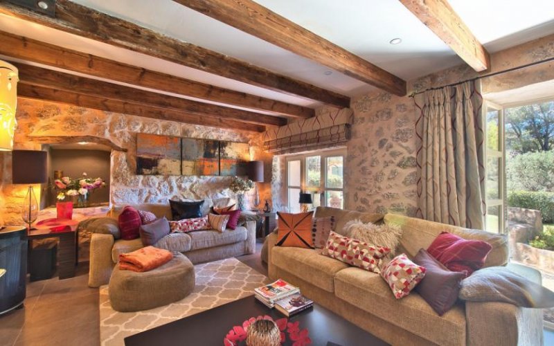 Andratx / s'Arracó Zauberhafte Finca mit mehreren Terrassen, Pool, Gästehaus und absoluter Privatsphäre in S’Arraco Haus kaufen