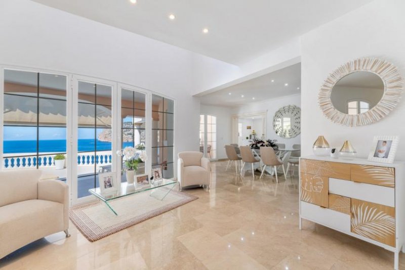 Andratx / Urbanització Es Camp de Mar Gepflegte Mediterrane Villa in begehrte Lage und mit traumhaften Meerblick Haus kaufen