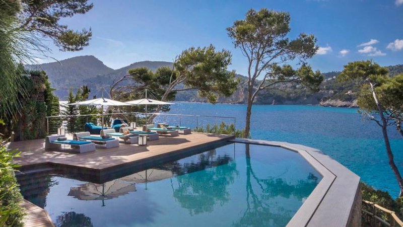Andratx / Urbanització Es Camp de Mar Luxus-Anwesen mit Meerzugang und separatem Gästehaus Haus kaufen