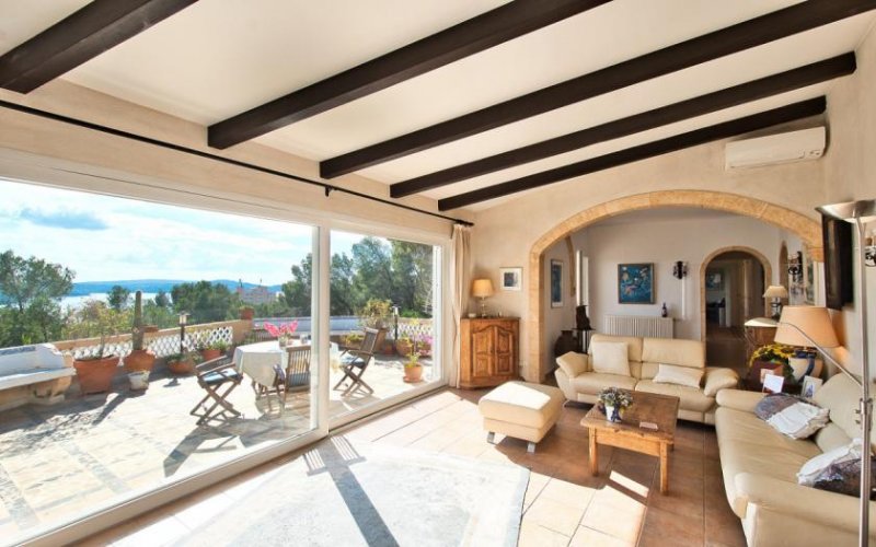 Calvia / Peguera Mediterrane Villa mit Meerblick und viel Privatsphäre in erhöhter Lage von Paguera Haus kaufen