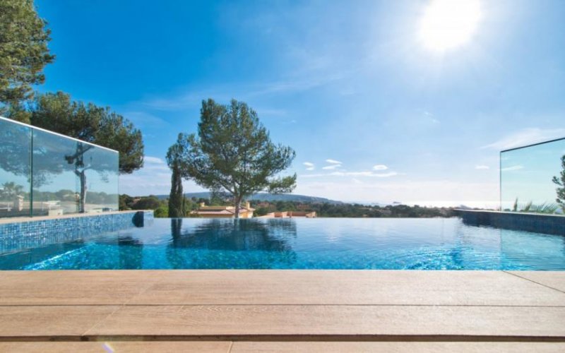 Calvià / Santa Ponça Großzügige moderne Meerblick Villa in Santa Ponsa mit 2 Pools Haus kaufen