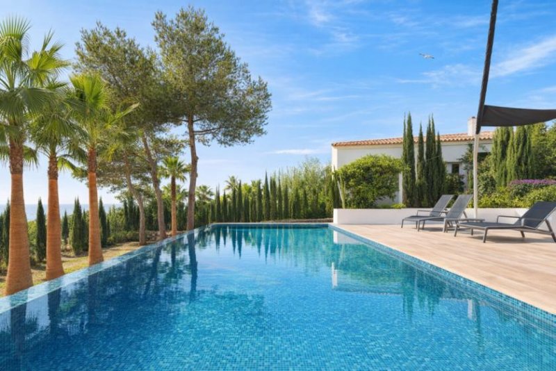 Calvià / Santa Ponça High-End Villa mit Meerblick, 2 Pools & 6 Schlafzimmern in Santa Ponsa Haus kaufen