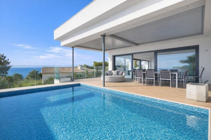 Calvià / Santa Ponça High-End Villa mit Meerblick, 2 Pools & 6 Schlafzimmern in Santa Ponsa Haus kaufen