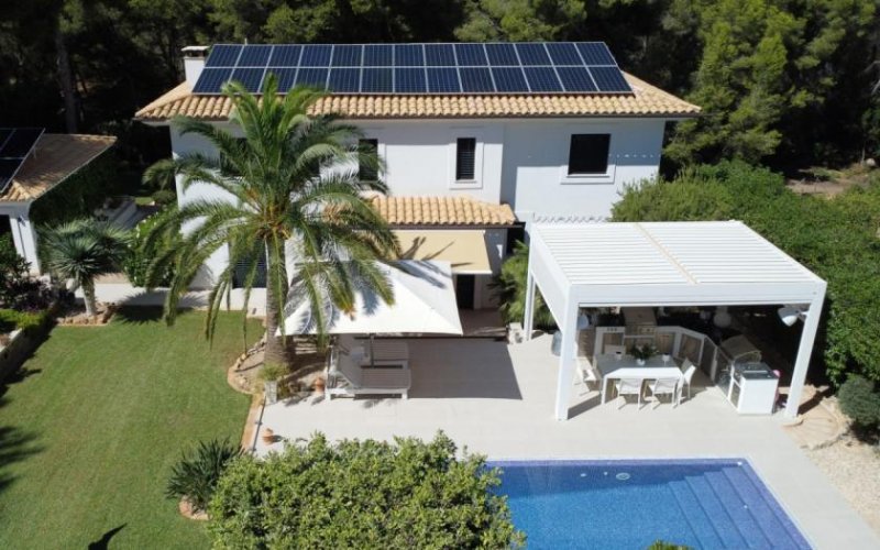 Calvià / Santa Ponça Repräsentative Villa mit großem Gästeapartment in ruhiger Lage von Rotes Velles - Costa de la Calma Haus kaufen