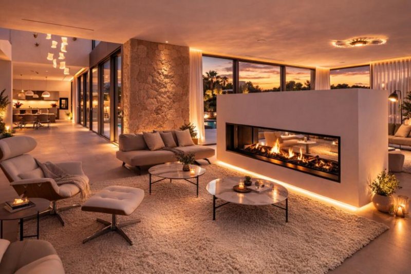 Santa Ponça Eine der außergewöhnlichsten Neubauvillen in Nova Santa Ponsa, kompromisslos in Architektur und Lage Haus kaufen