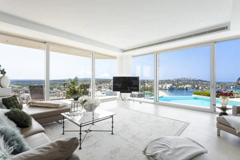Santa Ponça Moderne Villa mit beeindruckendem Meerblick in Santa Ponsa Haus kaufen