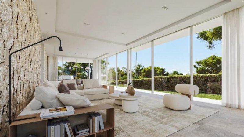 Bendinat / Sol de Mallorca Architektonisches Meisterwerk mit Meerblick – Neubauvilla in Sol de Mallorca mit ikonischem Design Haus kaufen