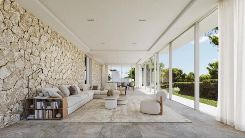 Bendinat / Sol de Mallorca Architektonisches Meisterwerk mit Meerblick – Neubauvilla in Sol de Mallorca mit ikonischem Design Haus kaufen