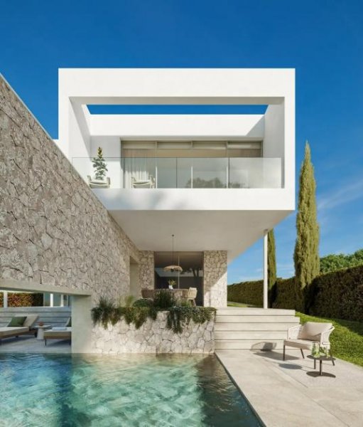 Bendinat / Sol de Mallorca Architektonisches Meisterwerk mit Meerblick – Neubauvilla in Sol de Mallorca mit ikonischem Design Haus kaufen