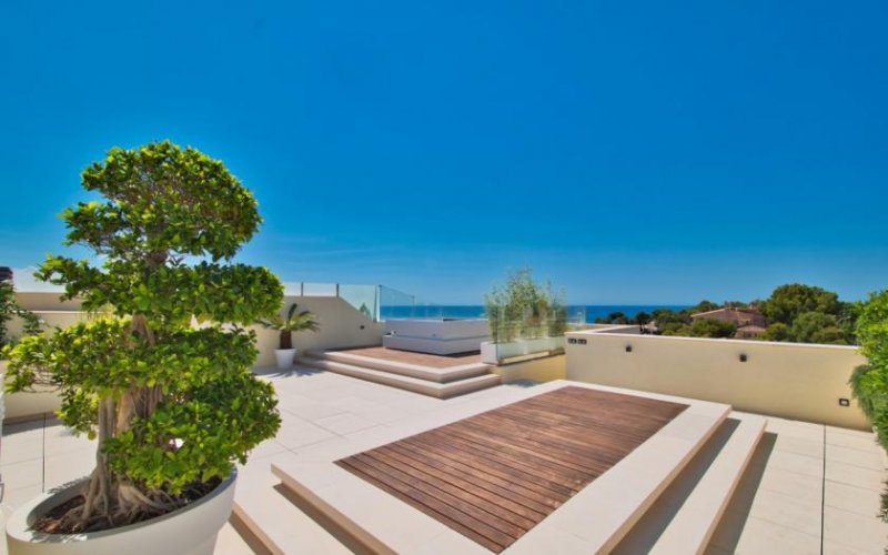 Calvià / Bendinat Wohnen über dem Meer – Luxus-Penthouse mit traumhafter Dachterrasse in Bendinat Wohnung kaufen