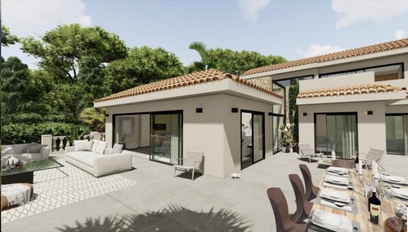 Calvià / Costa d'en Blanes Mediterrane Villa mit Umbaulizenz fußläufig nach Puerto Portals Haus kaufen