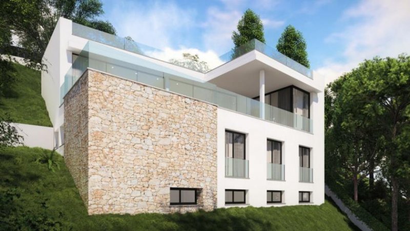 Calvià / Costa d'en Blanes Projektierte Neubauvilla in Costa d'en Blanes Haus kaufen