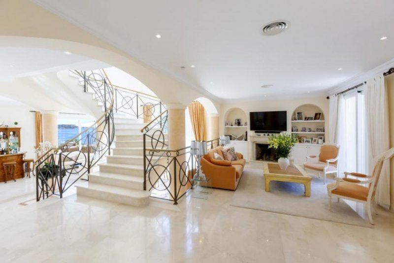 Calvià / Palmanova Luxusvilla mit unverbaubarem Meerblick und privatem Meerzugang in Torrenova Haus kaufen