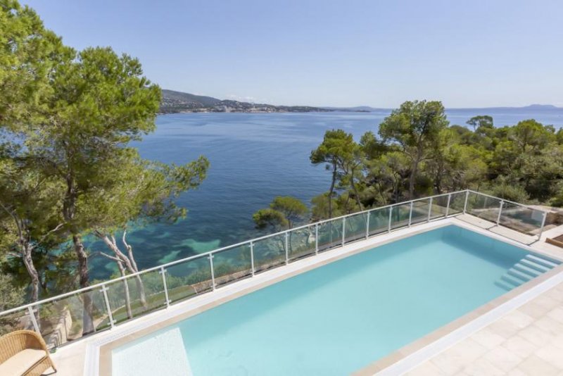 Calvià / Palmanova Luxusvilla mit unverbaubarem Meerblick und privatem Meerzugang in Torrenova Haus kaufen