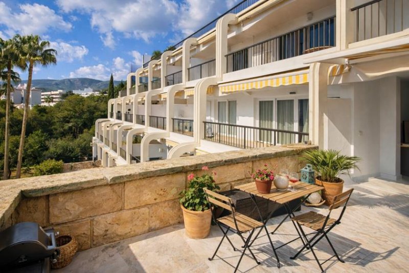 Calvià / Portals Nous Stilvoll renovierte Designerwohnung mit Südwest-Terrasse und Blick auf das Mittelmeer Wohnung kaufen