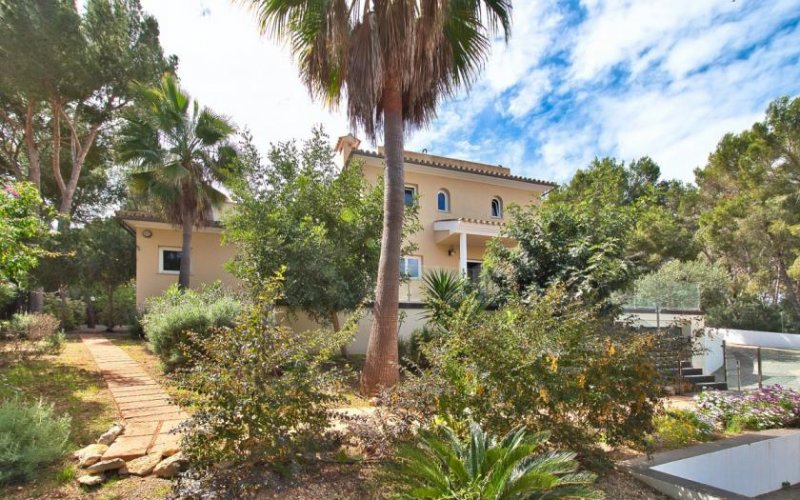 Calvià / Sol de Mallorca Villa mit großem flachen Garten in Sol de Mallorca Haus kaufen