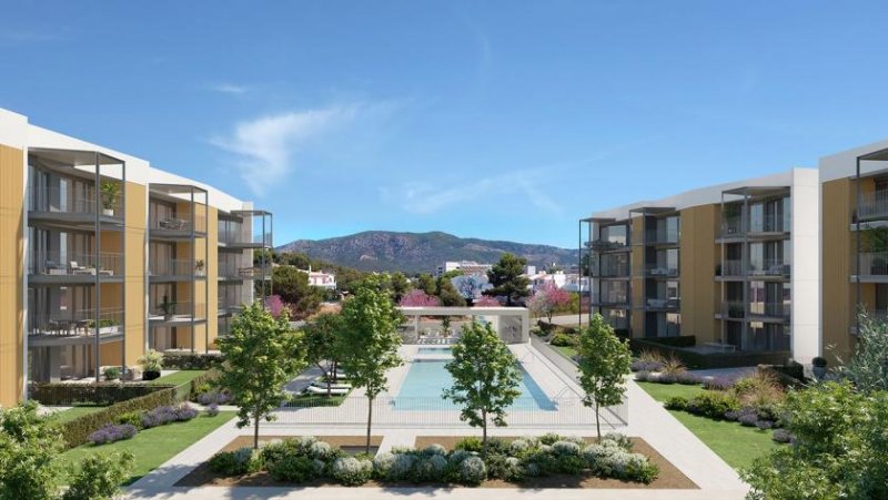 Palmanova Appartements mit 2 Schlafzimmern, 2 Bädern, Klimaanlage, Tiefgaragenstellplatz und Gemeinschaftspool nur 400 m vom Strand