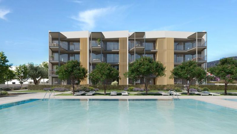 Palmanova Appartements mit 2 Schlafzimmern, 2 Bädern, Klimaanlage, Tiefgaragenstellplatz und Gemeinschaftspool nur 400 m vom Strand