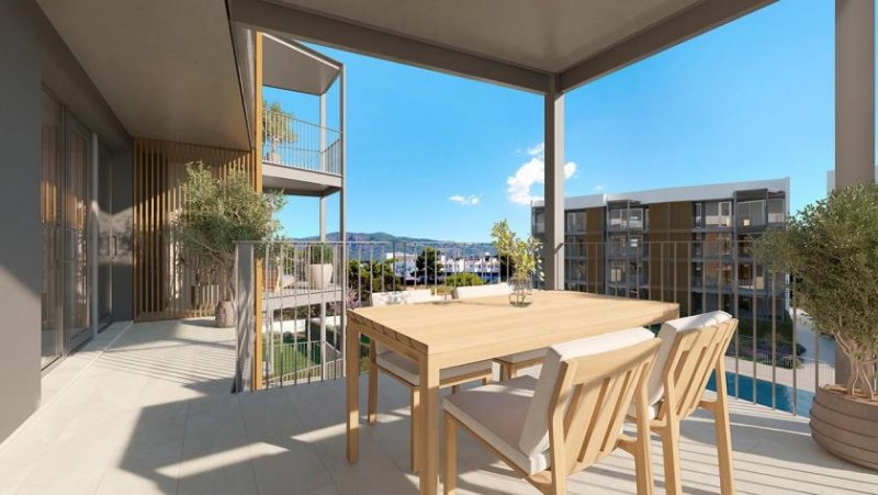 Palmanova Appartements mit 2 Schlafzimmern, 2 Bädern, Klimaanlage, Tiefgaragenstellplatz und Gemeinschaftspool nur 400 m vom Strand