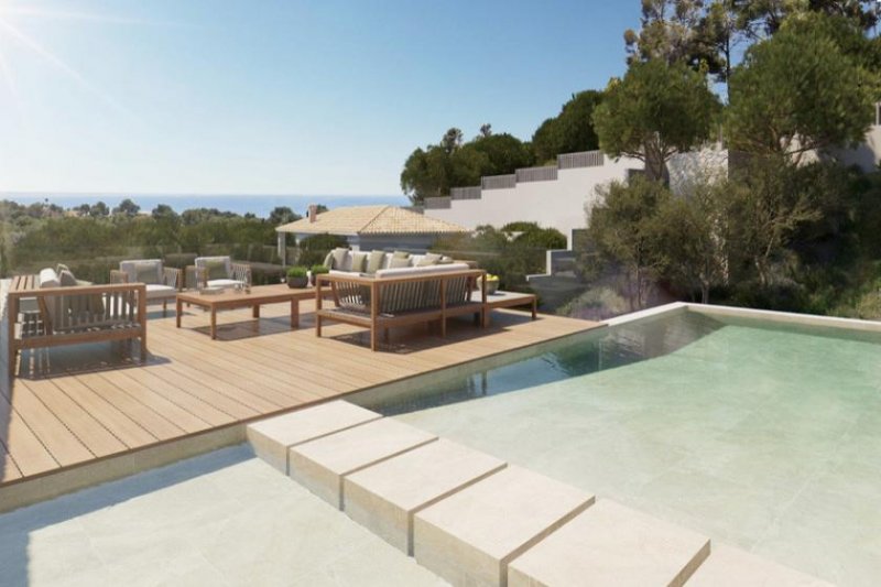 Portals Nous Neubau Luxus-Villa in Puerto Portals mit wunderschönem Meerblick Haus kaufen
