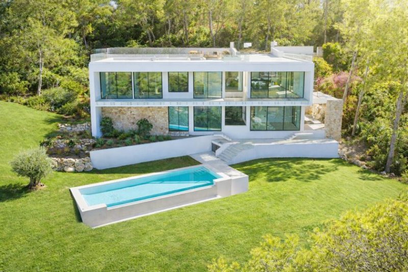 Calvià / Costa de la Calma Architektonische Luxusvilla mit Panoramablick & Pool in ruhiger Bestlage von Costa de la Calma Haus kaufen