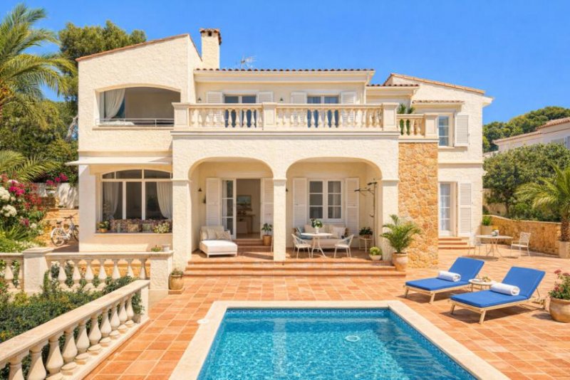 Calvià / Costa de la Calma Exklusive Villa mit atemberaubendem Panorama, privatem Pool und mediterranem Flair Haus kaufen