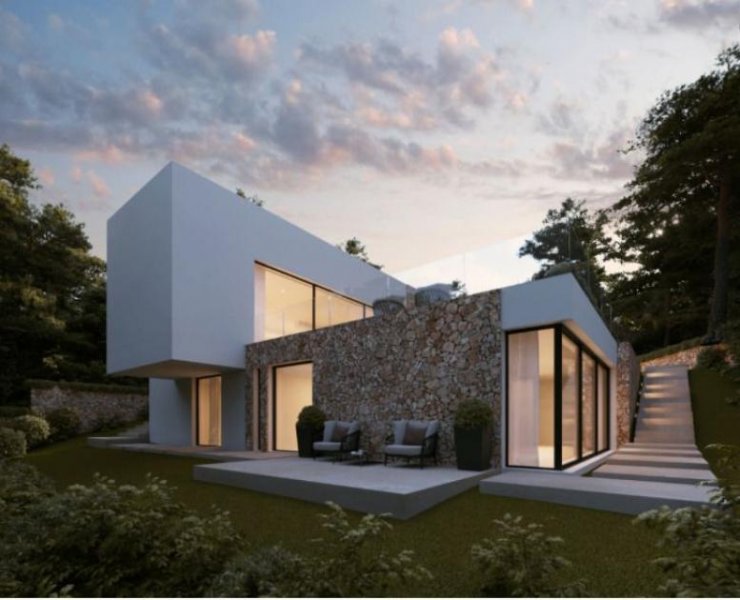 Costa de la Calma Futuristische Moderne Neubau Villa mit Meerblick in Costa de la Calma Haus kaufen