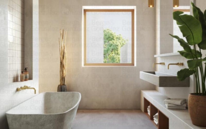 Calvià / Cala Vinyes Luxuriöse Neubau Villa im Tulum-Stil Haus kaufen