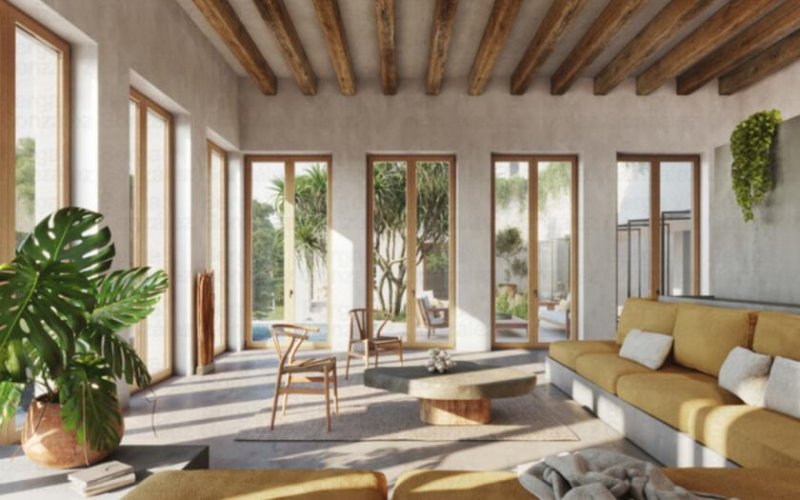 Calvià / Cala Vinyes Luxuriöse Neubau Villa im Tulum-Stil Haus kaufen