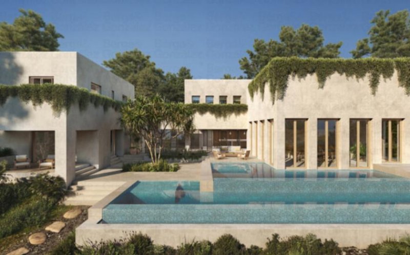 Calvià / Cala Vinyes Luxuriöse Neubau Villa im Tulum-Stil Haus kaufen