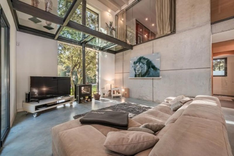 Porreres Moderne Villa im Bauhausstil auf einem privaten Fincagrundstück – inklusive Ferienvermietungslizenz. Haus kaufen