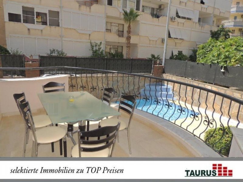 Alanya - Oba Möblierte 3 Zi. Wohnung in sehr gutem Wohnhaus | Pool Wohnung kaufen