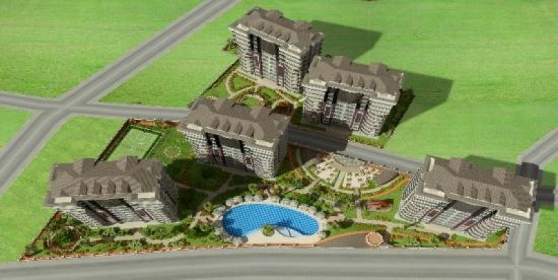 Antalya, Alanya, cikcilli Neue Burganlage in ALanya sucht Hausherren Wohnung kaufen