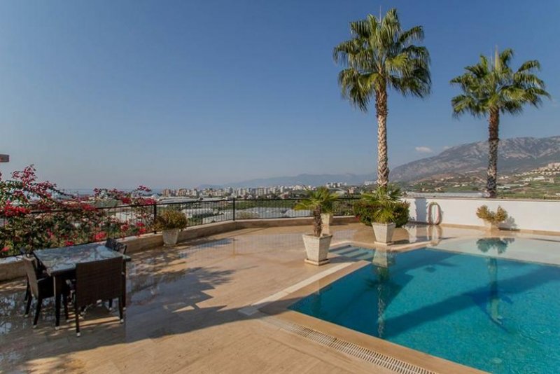 Alanya / Kargicak Exclusive möblierte Villa von höchster Qualität mit privat Pool und Meerblick Haus kaufen