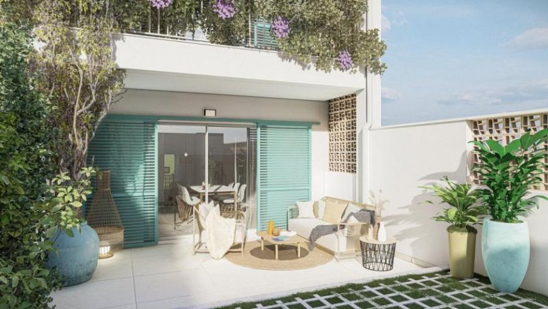 Son Serra de Marina Atemberaubender Neubau von zwei Reihenhäuser am Meer zu verkaufen Haus kaufen