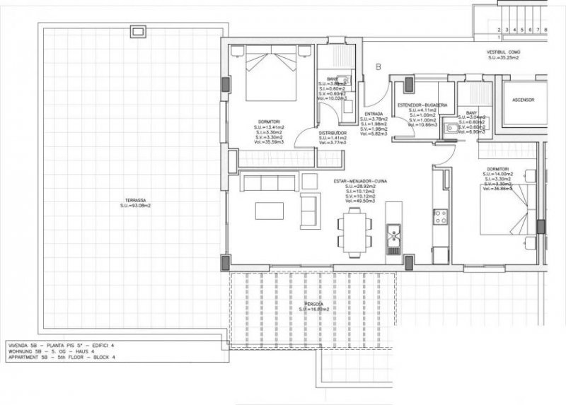 Sa Coma Penthouse-Wohnungen mit 2 Schlafzimmern, 2 Bädern, Klimaanlage, Fußbodenheizung, Tiefgaragenstellplatz und Gemeinschaftspool m