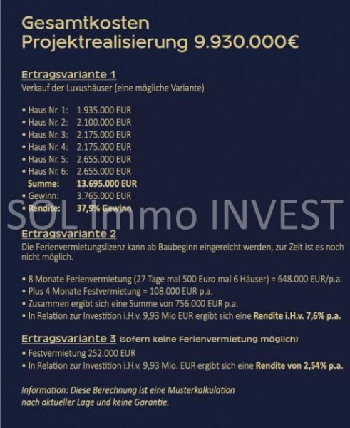 Bocka Mallorca Super Baugrundstück mit Meerblick /Projekt! Grundstück kaufen