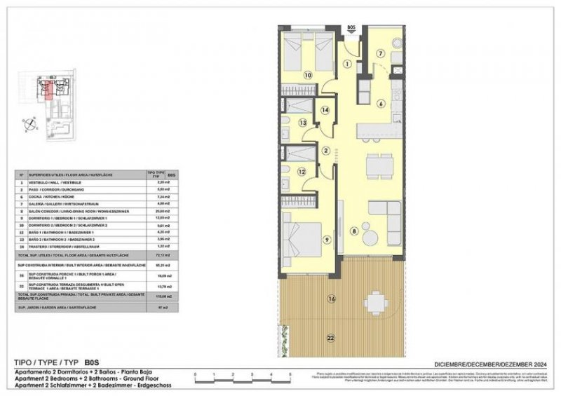 Cala Ratjada Appartements mit 2 Schlafzimmern, 2 Bädern, Fußbodenheizung in Bädern, Klimaanlage und Gemeinschaftspool nur 250 m vom Meer