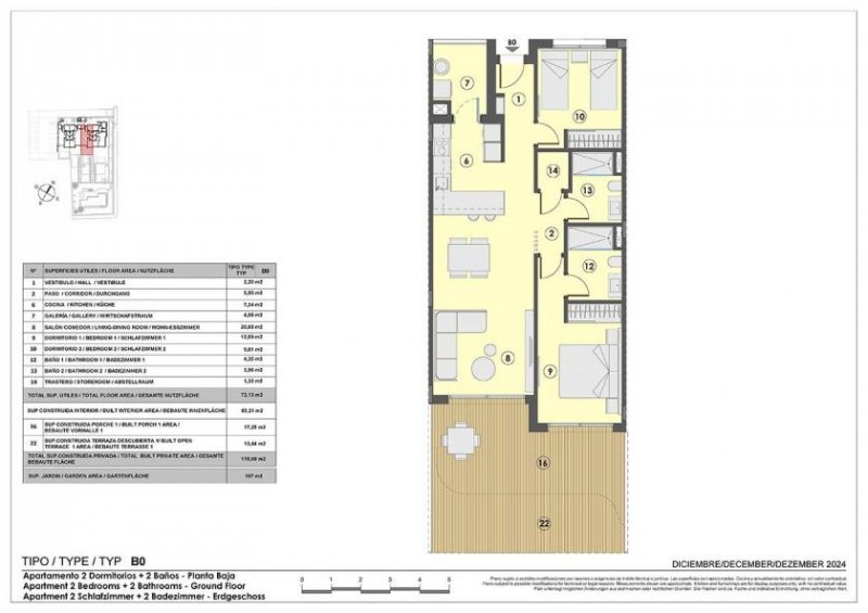 Cala Ratjada Appartements mit 2 Schlafzimmern, 2 Bädern, Fußbodenheizung in Bädern, Klimaanlage und Gemeinschaftspool nur 250 m vom Meer
