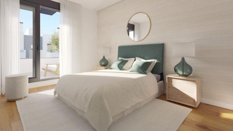 Palma de Mallorca Reihenhäuser mit 3 Schlafzimmern, 2 Bädern, Gäste-WC, Klimaanlage, Fußbodenheizung, Dachterrasse und Privatpool nur 400 m