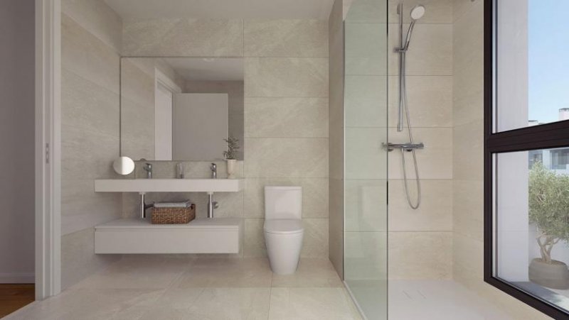 Palma de Mallorca Reihenhäuser mit 3 Schlafzimmern, 2 Bädern, Gäste-WC, Klimaanlage, Fußbodenheizung, Dachterrasse und Privatpool nur 400 m