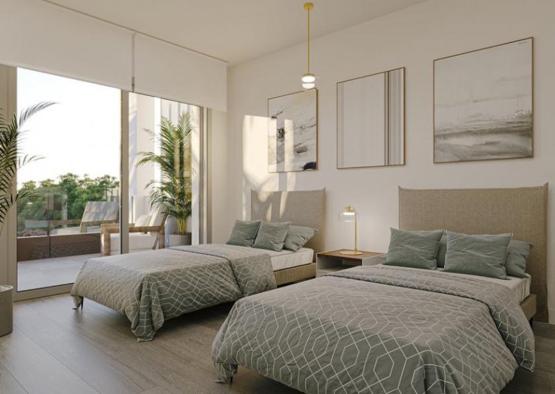 Colònia de Sant Jordi Appartements mit 2 Schlafzimmern, 2 Bädern, Fußbodenheizung in Bädern, Klimaanlage und Gemeinschaftspool nur 300 m vom Strand