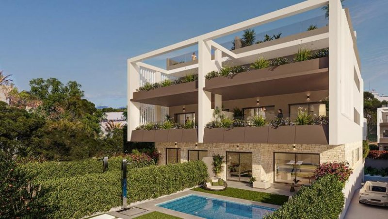 Colònia de Sant Jordi Appartements mit 3 Schlafzimmern, 3 Bädern, Fußbodenheizung in Bädern, Klimaanlage und Gemeinschaftspool nur 300 m vom Strand