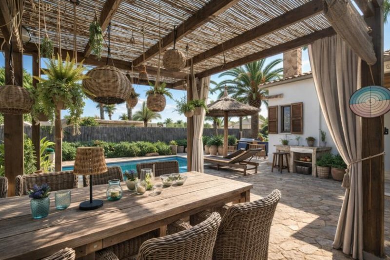 Bad Klosterlausnitz Exklusive Finca-Villa in Sa Ràpita: Mediterraner Wohntraum nahe dem Naturstrand Es Trenc Haus kaufen