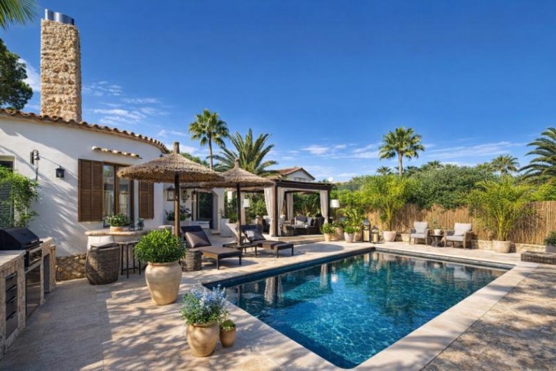 Bad Klosterlausnitz Exklusive Finca-Villa in Sa Ràpita: Mediterraner Wohntraum nahe dem Naturstrand Es Trenc Haus kaufen