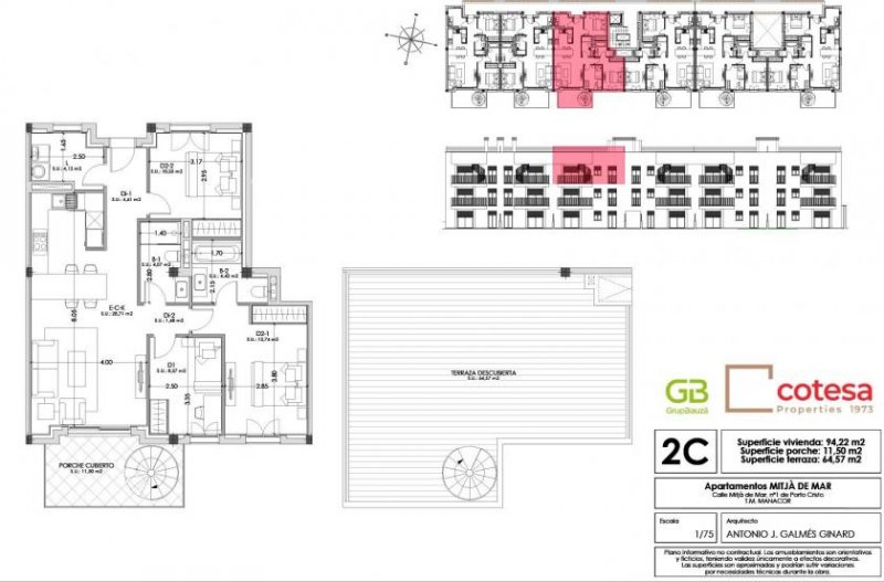 Porto Cristo 🌴 Exklusive Neubauwohnung mit Dachterrasse - 3 Schlafzimmer im 2. OG von Porto Cristo Wohnung kaufen
