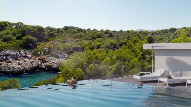 Porto Cristo Futuristische Luxusvilla mit Meerblick Haus kaufen