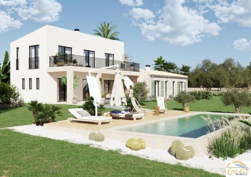 Porto Cristo Mediterrane Luxus-Neubaufinca mit Designer-Architektur, Infinity-Pool und traumhaftem Weitblick bei Porto Cristo Haus kaufen