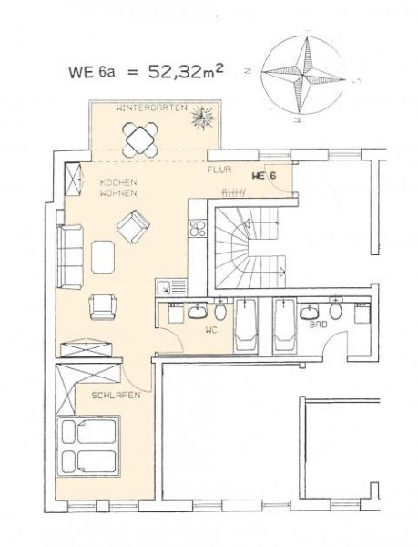 Zwickau Zwickau-Innenstadt! Helle 2RW im 2. OG, Wintergarten, Laminat, alles fußläufig erreichbar Wohnung kaufen